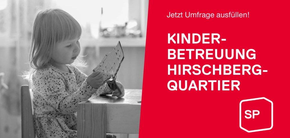 Umfrage Kinderbetreuung Hirschbergquartier
